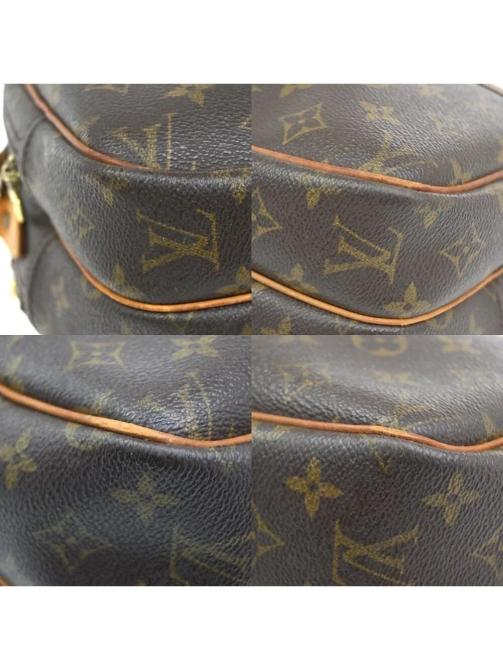 Louis Vuitton Reporter PM Shoulder Bag Monogram Leather